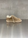 Golden Goose - Ball Star donna in suede tabacco con stella ton sur ton e talloncino platino