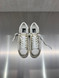 Golden Goose - Stardan donna in pelle bianca e laminata platino con stella in suede panna