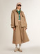 Golden Goose - Calzini bianco vissuto con dettagli distressed e stripes marroni