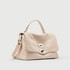 Zanellato - Borsa Postina baby in pelle martellata White Carnaroli