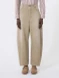Max Mara Weekend - Jeans barrel leg in denim effetto used beige