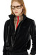Diesel - Felpa con zip effetto piquet lucido