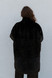 Bully - Cappotto senza maniche in eco pelliccia nero
