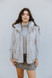 Bully - Giacca gilet in eco pelliccia grigia perla