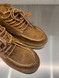 Panchic - Polacco allacciato da donna P019 in camoscio cerato cognac