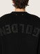 Golden Goose - Maglione da uomo girocollo in cotone nero