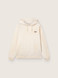 Golden Goose - Felpa con cappuccio Unisex Star in cotone bianco con logo stampato