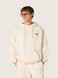 Golden Goose - Felpa con cappuccio Unisex Star in cotone bianco con logo stampato