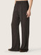 Golden Goose - Pantaloni joggers da donna in lana gessata marrone
