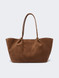 Max Mara Weekend - Tote bag in suede - CIOCCOLATO