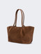 Max Mara Weekend - Tote bag in suede - CIOCCOLATO