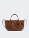 Max Mara Weekend - Tote bag piccola in suede - CIOCCOLATO