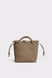Marrea - Borsa tessuta a mano in neoprene Midi Taupe Secret