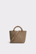 Marrea - Borsa tessuta a mano in neoprene Midi Taupe Secret