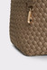 Marrea - Borsa tessuta a mano in neoprene Midi Taupe Secret