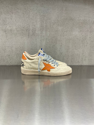 Goose Superstar Sneakers Scarpe Golden Goose Uomo Arancione Goose