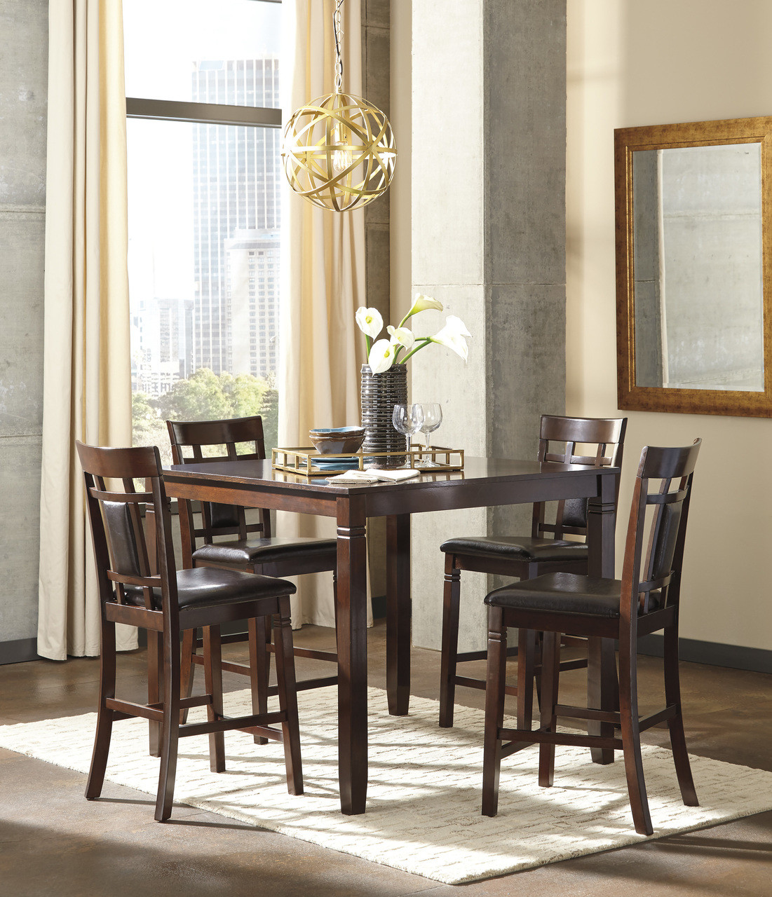 bennox counter height dining set