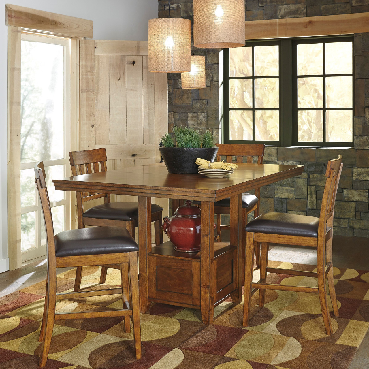 ashley ralene counter height dining set