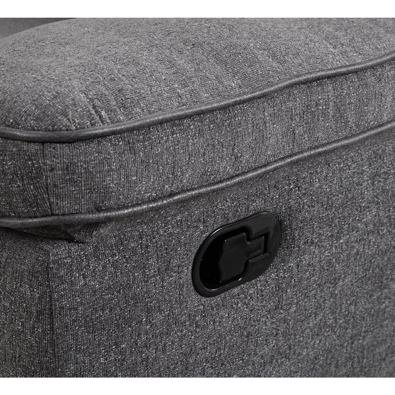 The Alberta Charcoal Reclining Sectional is sold at Cramer's Furniture