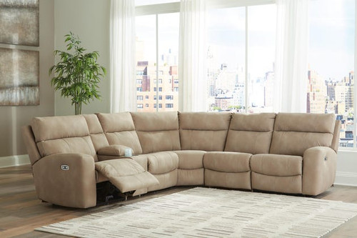 Next-Gen Sand 6-Piece Power Reclining Sectional