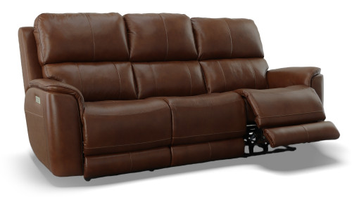 Top Drawer Conac Leather Power Reclining Loveseat