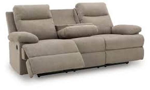 Side-Swipe Mocha Reclining Sofa