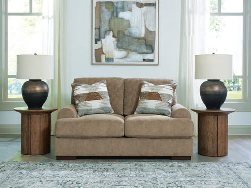 Jayne Park Pecan Loveseat