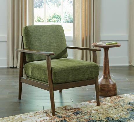Bixler Showood Olive Chair