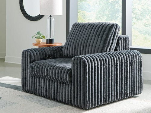 HamlinBay Gunmetal Power Chaise
