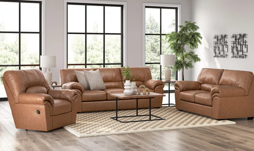 WillowBend Caramel 3pc Living Room Set