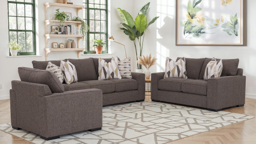 Zeo Granite 2pc Living Room Set