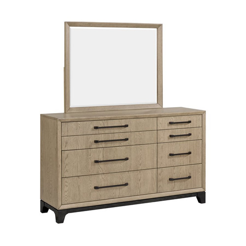 Sutton Place Caramel Dresser & Mirror