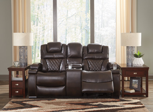 Warnerton Chocolate P2 Power Reclining Loveseat