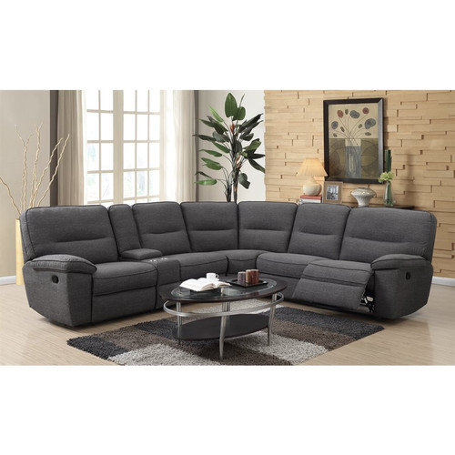 Alberta Charcoal Reclining Sectional