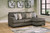 Dorsten Slate Sofa Chaise