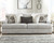 Mercado Pewter 4 Pc. Sofa, Loveseat, Chair And A Half With Ottoman