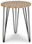 Drovelett White / Light Brown Accent Table