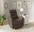 Danyon Charcoal Swivel Glider Recliner