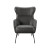 Franky Black Accent Chair