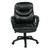 Black Faux Leather Manager Chair