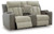 WhipLash Sisal Reclining Loveseat