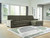 Caspin Town Olive 2pc Sectional