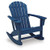 Sundown Shores Blue Rocking Chair