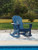 Sundown Shores Blue Rocking Chair