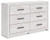 Cayboni White Dresser