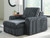 HamlinBay Gunmetal Power Chaise