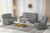 Harvey Gray 2pc Living Room Set
