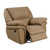 Allyn Light Brown Swivel Glider Recliner