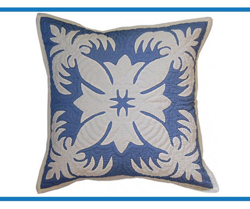 Coconut-Pineapple Quilted Pillow Slip Coconut-Pineapple Quilted Pillow Slip