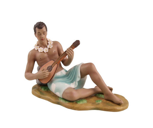 Ukulele Boy - Hawaiian Gill Fine Porcelain Figurine Ukulele Boy - Hawaiian Gill Fine Porcelain Figurine